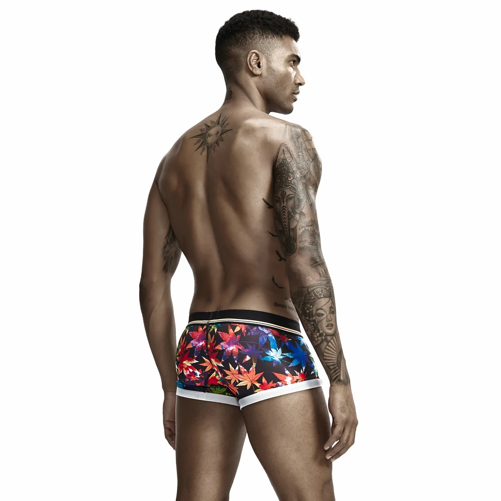 Мужское нижнее белье удобные и дышащие боксеры модные боксеры с цветным принтом модные шорты домашние свободные мужские боксеры