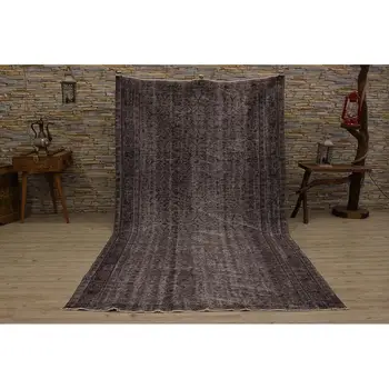 

Anatolian Design Rug, Decorative Turkish Rug Gray Handwoven Rug, Wool Rug 2312