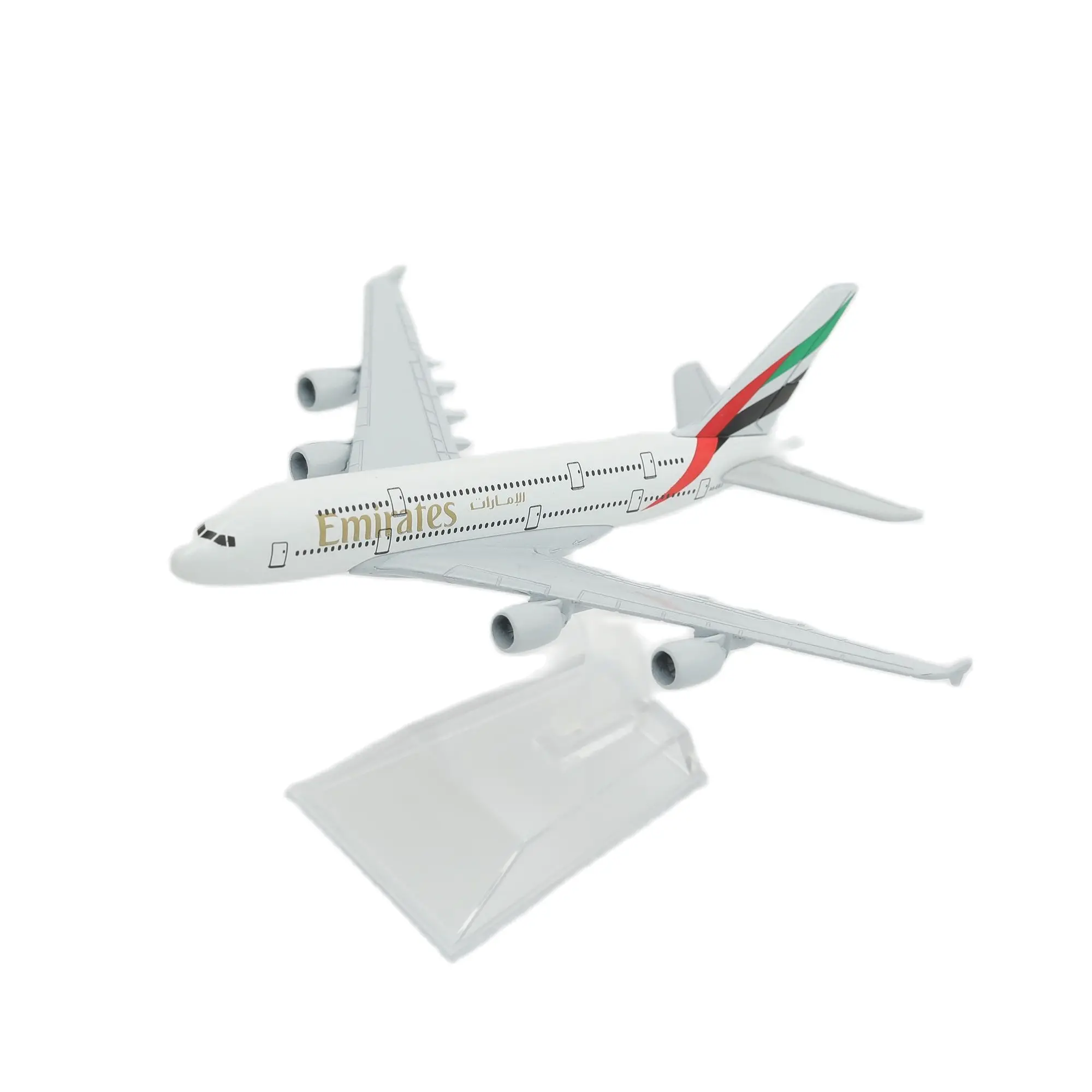 Emirates Airlines A380 Aircraft Model 15cm Alloy Aviation Collectible Diecast Miniature Ornament Souvenir Toys