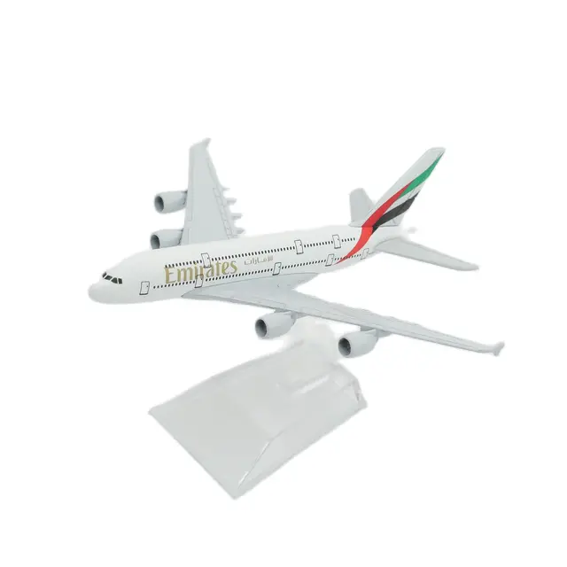 Emirates Airlines A380 Aircraft Model 15cm Alloy Aviation Collectible Diecast Miniature Ornament Souvenir Toys Emirates A380