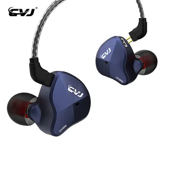 

CVJ CSN 1DD+5BA Hybrid Driver earphone Sport Running Earbuds with 0.75mm gold plated cable KZ ZS10 PRO BL05 BL03