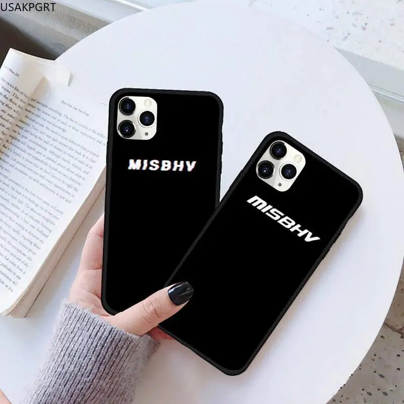 

KPUSAGRT Streetwear Misbhv Letter Phone Case Rubber for iPhone 11 pro XS MAX 8 7 6 6S Plus X 5S SE 2020 XR case