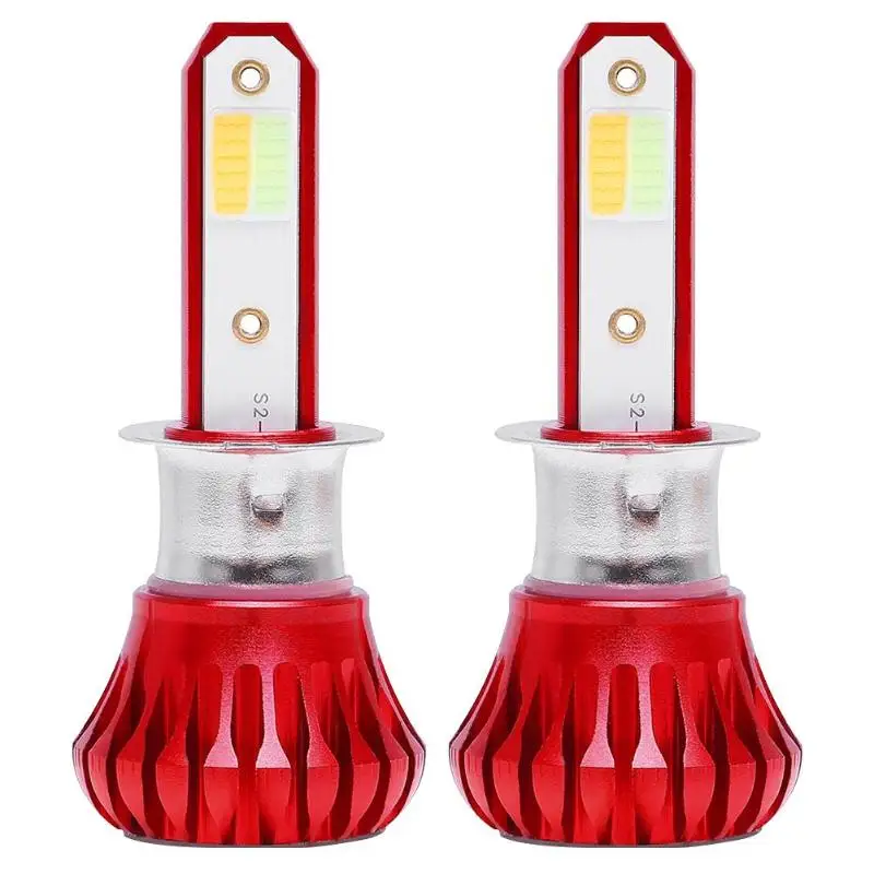 VODOOL 2 шт 9-36V 3000K 6000K 8000K COB светодиодный противотуманный фонарь H1 H3 H7 H11 9005 9006 светодиодный Автомобильный задний светильник для автомобилей, мотоциклов