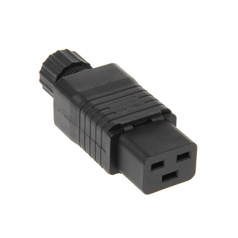 IEC320 C19 женский AC разъем питания Rewirable проводки DIY Гнездо винтовой замок