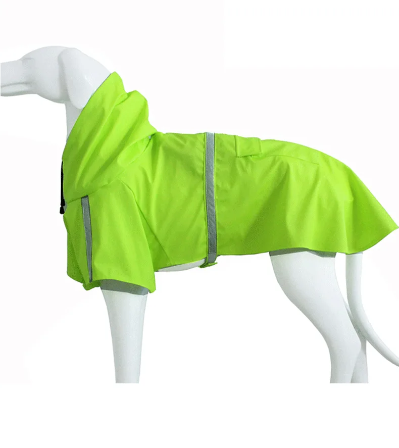Large Dog Raincoat Clothes Waterproof Rain Jumpsuit for Big Medium Small Dogs Golden Retriever Outdoor Pet Clothing Coat
