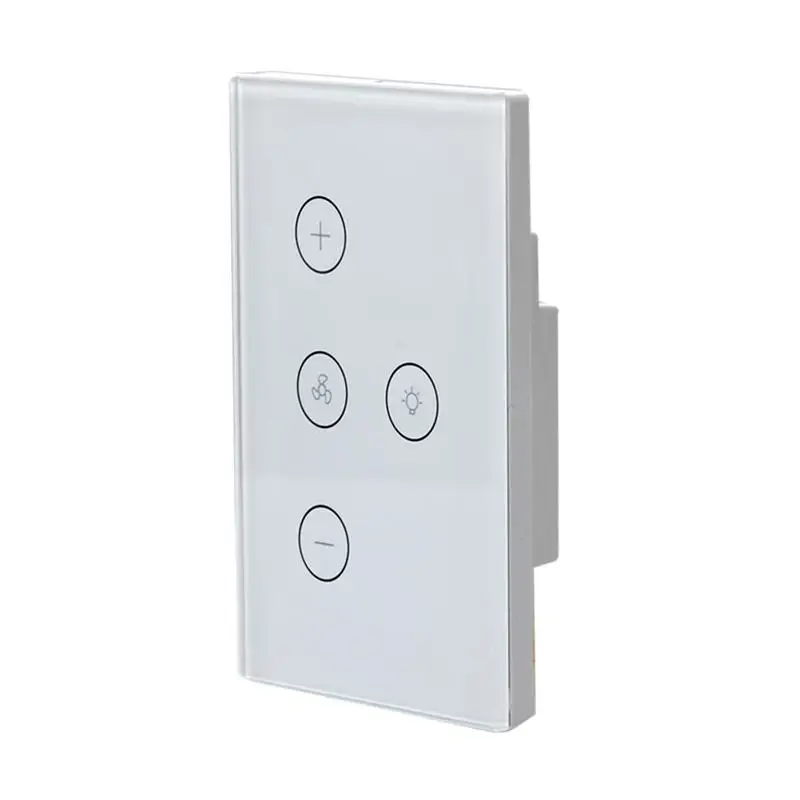 

WINOMO 1 Pc WiFi Smart Ceiling Fan Light Wall Switch Life APP Remote Various Speed Control Interruptor For Home Bedroom