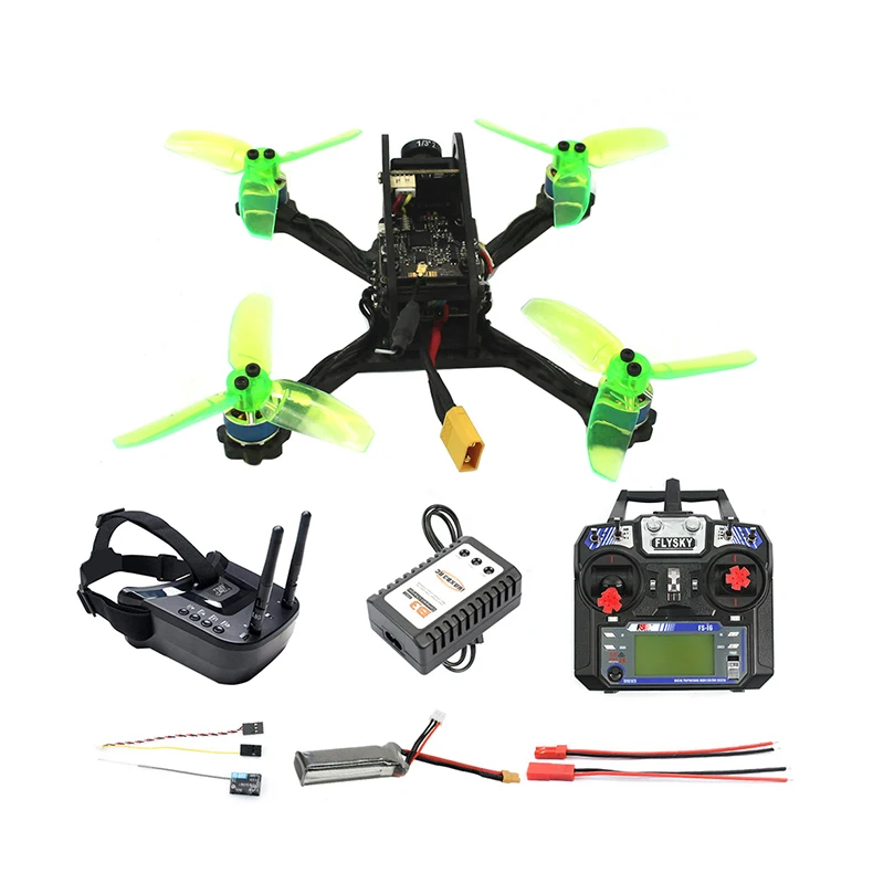 135 мм гоночный Дрон FPV мини Квадрокоптер F3 OSD 2S 10A 7500KV Бесщеточный 2 4G 6ch BNF RTF