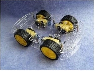 

Free shipping 4WD Smart Robot Car Chassis Kits for arduino with Speed Encoder New