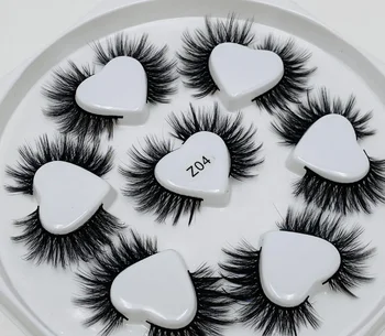 

QUXINHAO 7 pairs 3D eyelashes with long-lasting mink eyelashes. Natural multi-layered eyelashes extend thick 3D false eyelashes