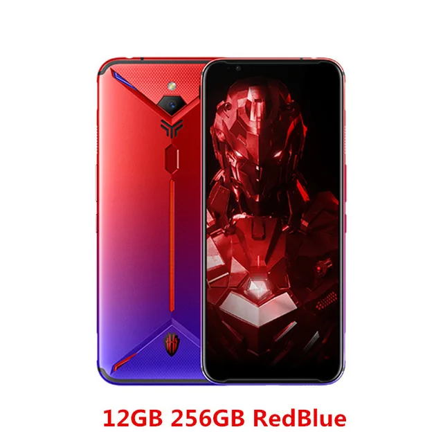 Смартфон Nubia Red Magic 3 S, 8 ГБ ОЗУ, 128 Гб ПЗУ, 6,65 дюйма, AMOLED Snapdragon 855 Plus, 5000 Мп+ Мп, мА/ч, быстрая зарядка, игровой телефон - Цвет: 12GB 256GB Redblue