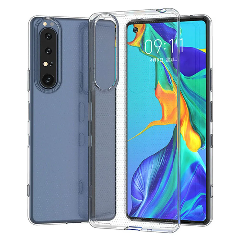High Quality Clear Soft TPU Camera Protection Phone Case