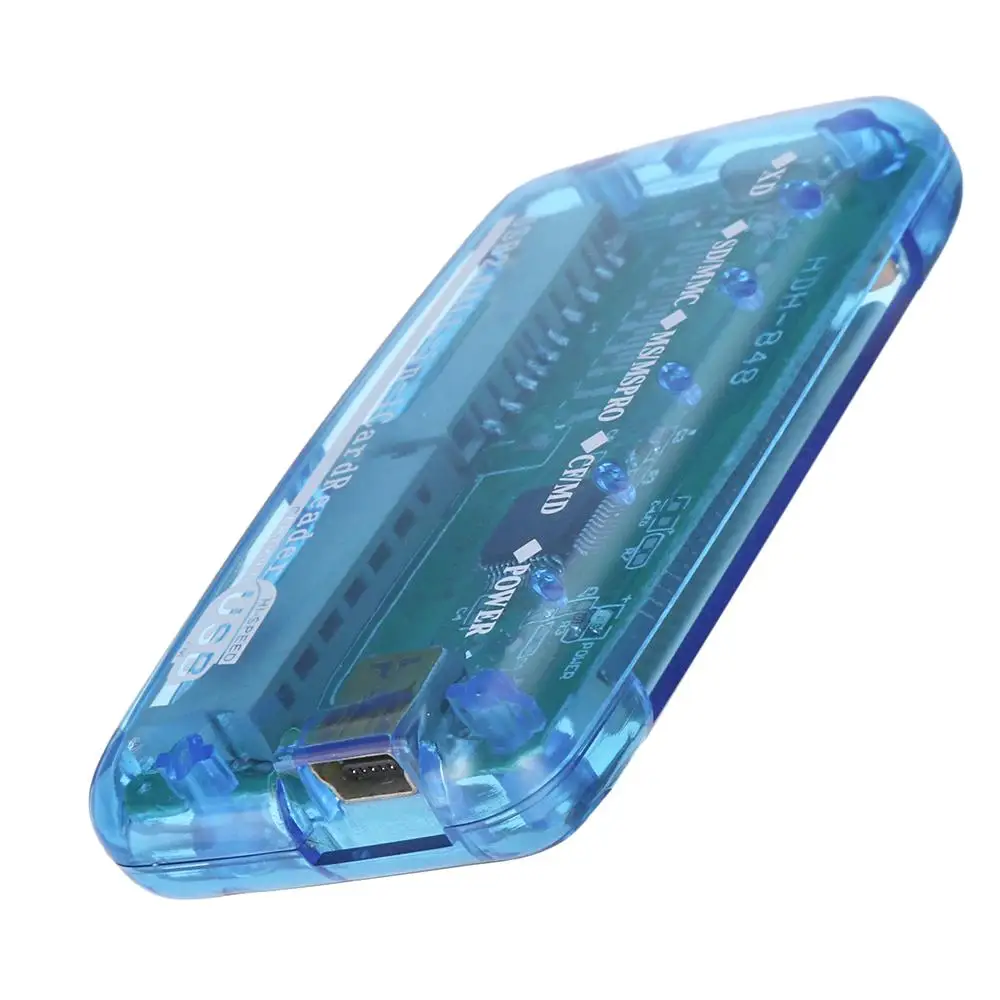 6-в-1 мини USB 2,0 Порты и разъёмы SM XD, SD, MMC, MS CF MD Multi Touch все в одном POS кард-ридер для Macbook Тип-C смарт-телефонов и планшетных Lapt Портативный