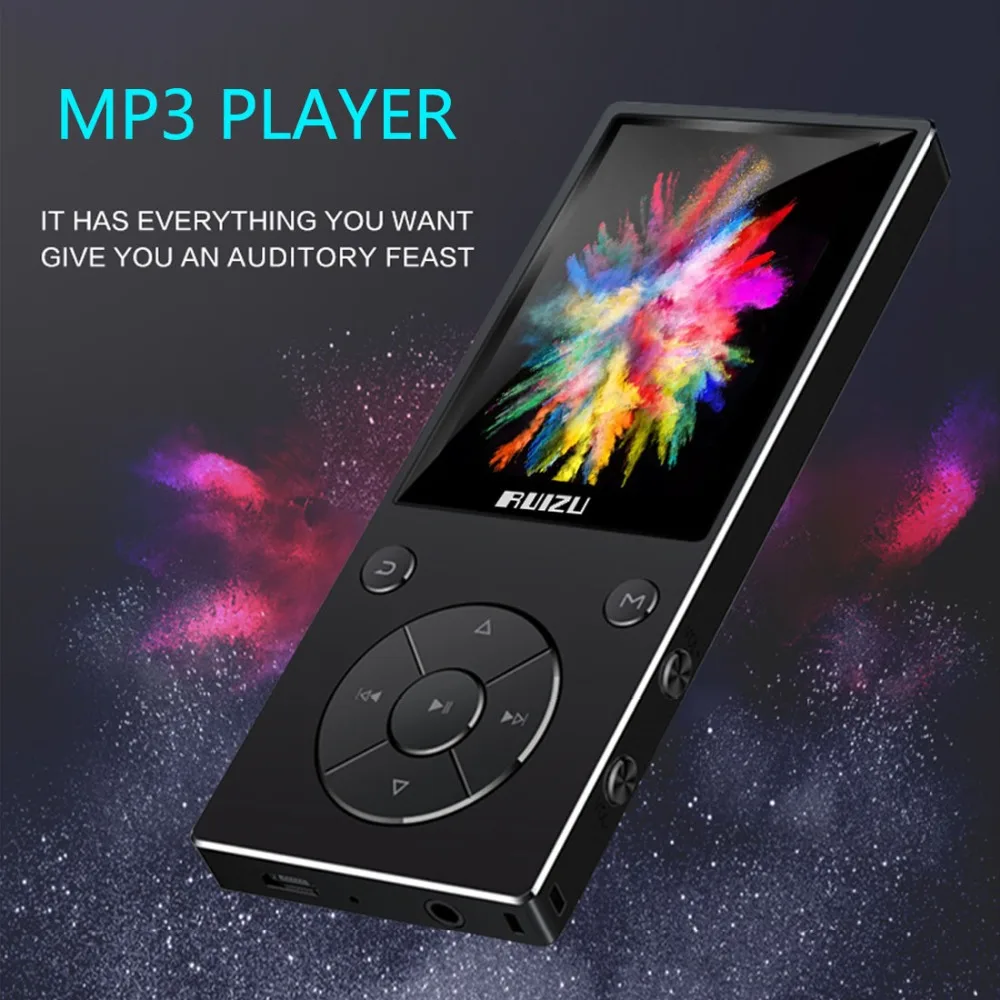 Bluetooth 4,2 MP3 музыкальный плеер встроенный динамик с 2,4 дюймовым HD экраном без потерь звуковой плеер Поддержка sd-карты до 128G