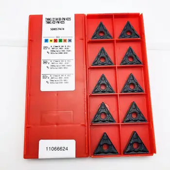 

Carbide turning tool TNMG220408 PM 4225 high quality blade CNC lathe machine tool accessories TNMG lathe tool turning blade