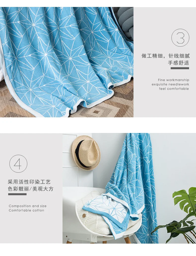 Betty Boop Rueijing Textile INS Hot Selling Thick Thread Blanket Hand-woven Knitted Yarn Sofa Cover Blanket Photography