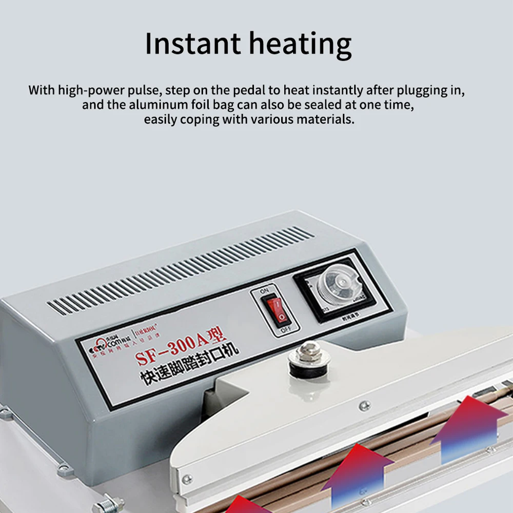 Fast Foot Sealing Machine Foot Laminator Plastic Heat Sealing Machine Commercial