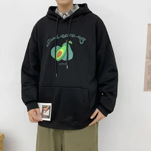 

Black Top Sweater Retro Couple Clothes Hip-Hop Autumn Hooded Kpop Sweater Men High Street Sweatshirt Pullover Urban Tops