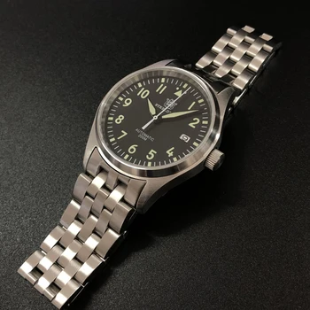 

Steeldive 200M Diver Watch Mechanical Steel Men Super Luminos Sapphire Crystal Business Men's Pilot Watch NH35 Automatic Watches