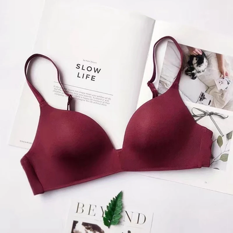 

Women Push Up Bra Intimates Lingerie Seamless Bra Sexy Gather Adjustable Women's Bra Underwear