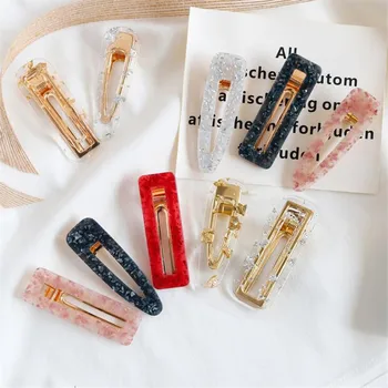 

24 pcs Golden Red Duckbill Clip Headdress Fringe Clip Hairpin Top Clip Hair Clip Fashion Hair Jewelry