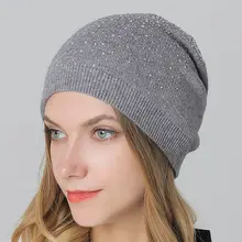 

Knitting Thick Warm Pom Beanies Autumn Winter Hat for Women Girl Ladies Cap Bonnet Hat Female Casual Ski Cap Skullies Beanies