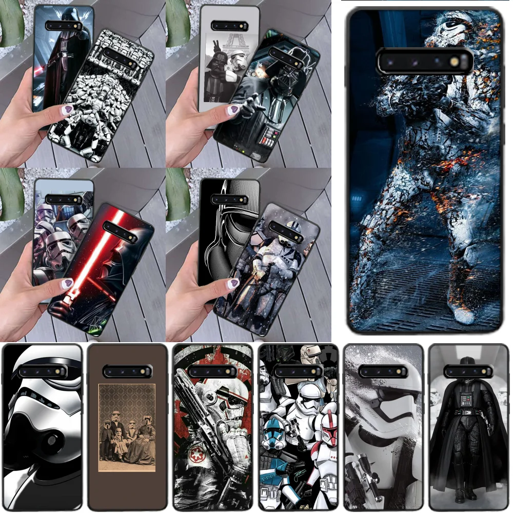 BaweiTE Звездные войны аксессуары черный ТПУ мягкий чехол для телефона Samsung S9 plus S5 S6