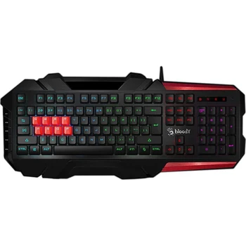 

Keyboard A4 Bloody B3590R mechanical black/gray USB for gamer LED