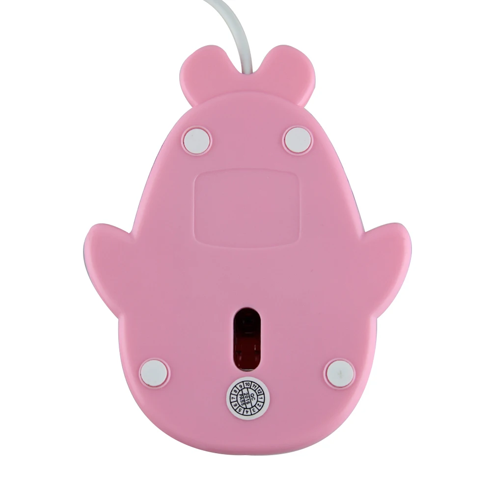 CHYI Проводная милая форма животных розовая компьютерная мышь USB оптическая 3D Портативная оптическая мышь Mause 1600 dpi мыши для детей Подарки ноутбук