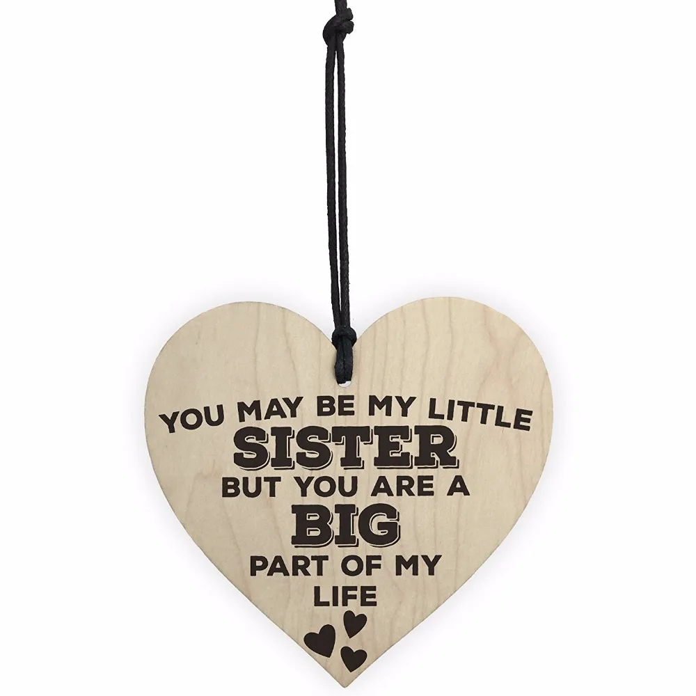 1-Meijiafei-Little-Sister-Big-Part-Of-My-Life-Wooden-Hanging-Heart-Plaque-Sister-Love-Sign