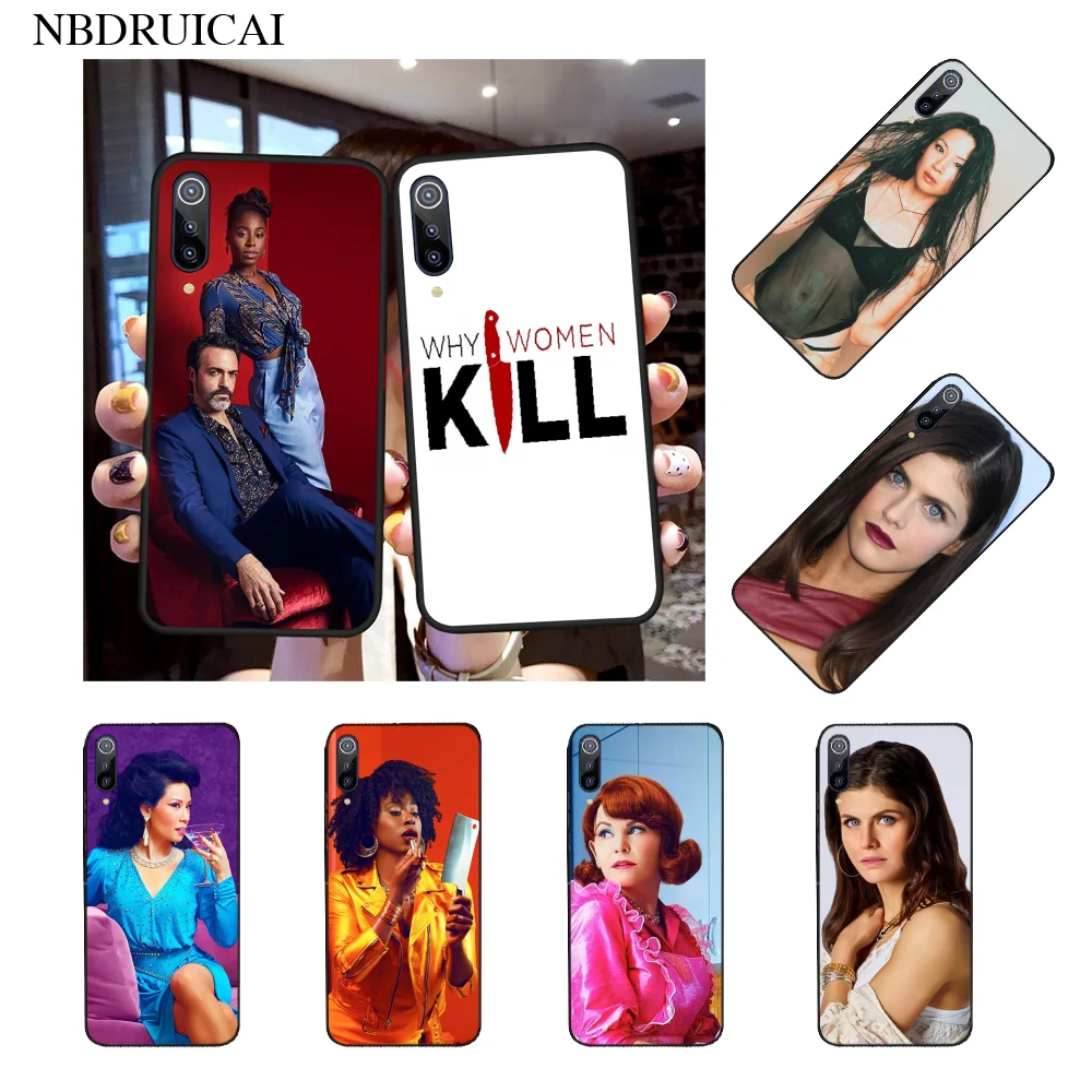 NBDRUICAI Why Women Kill season мягкий черный чехол для телефона Xiaomi 8 9 se 5X Redmi 6pro 6A 4X 7 5plus note 5