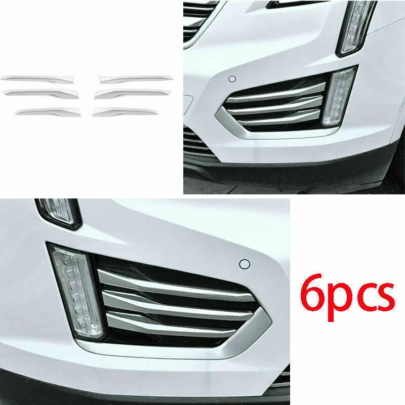 Для Cadillac XT5 2016-2019 передняя противотуманная фара Защитная крышка рамка отделка ABS