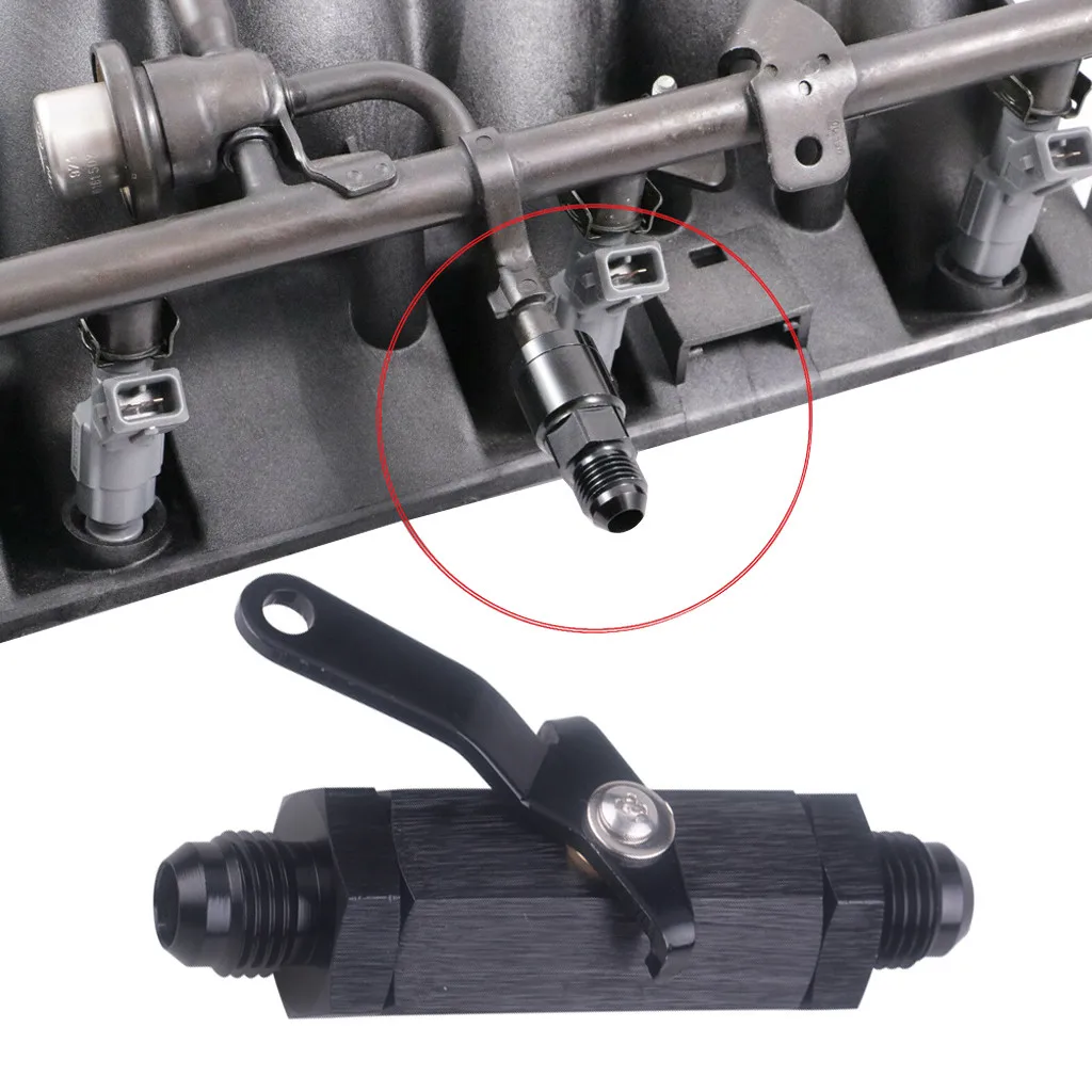 

LS1 Swap Fuel Rail Inlet Line Fitting Adaptor 3/8inch 6AN LSX LS LS6 5.7 6.0 6.2 Male Threads Push-On Hardline Female Screw On