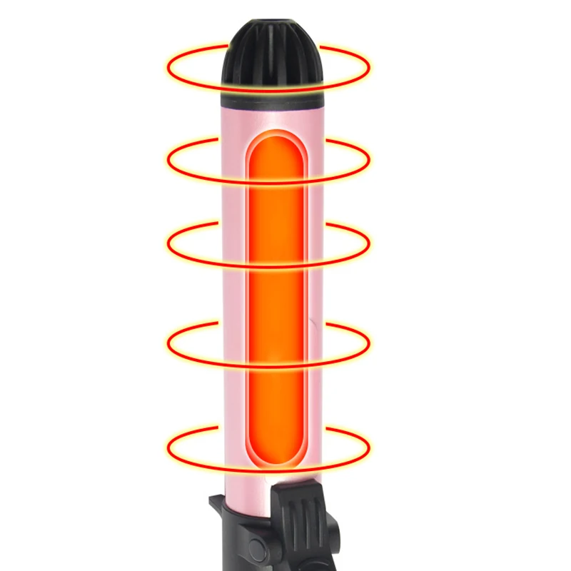 Ufree Professional Ceramic Anion Hair Curler Straightener Hot Heat Comb Electric Lcd Hair Brush Curling Comb Round Large Roller