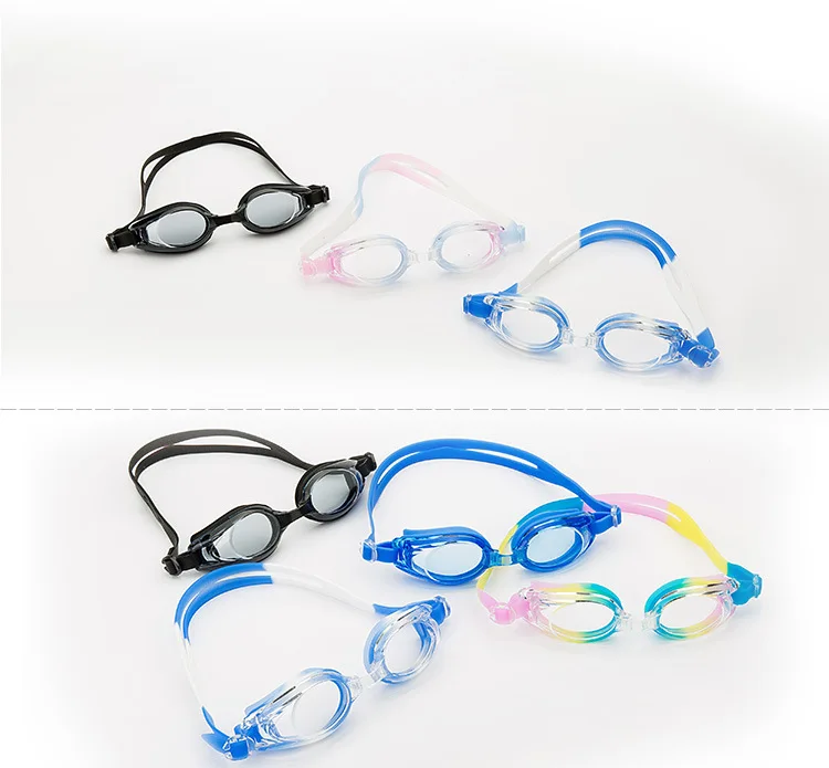 Прозрачные водонепроницаемые очки для плавания, удобные зеркальные очки с силикагелем, профессиональные очки для плавания, тренировочные очки