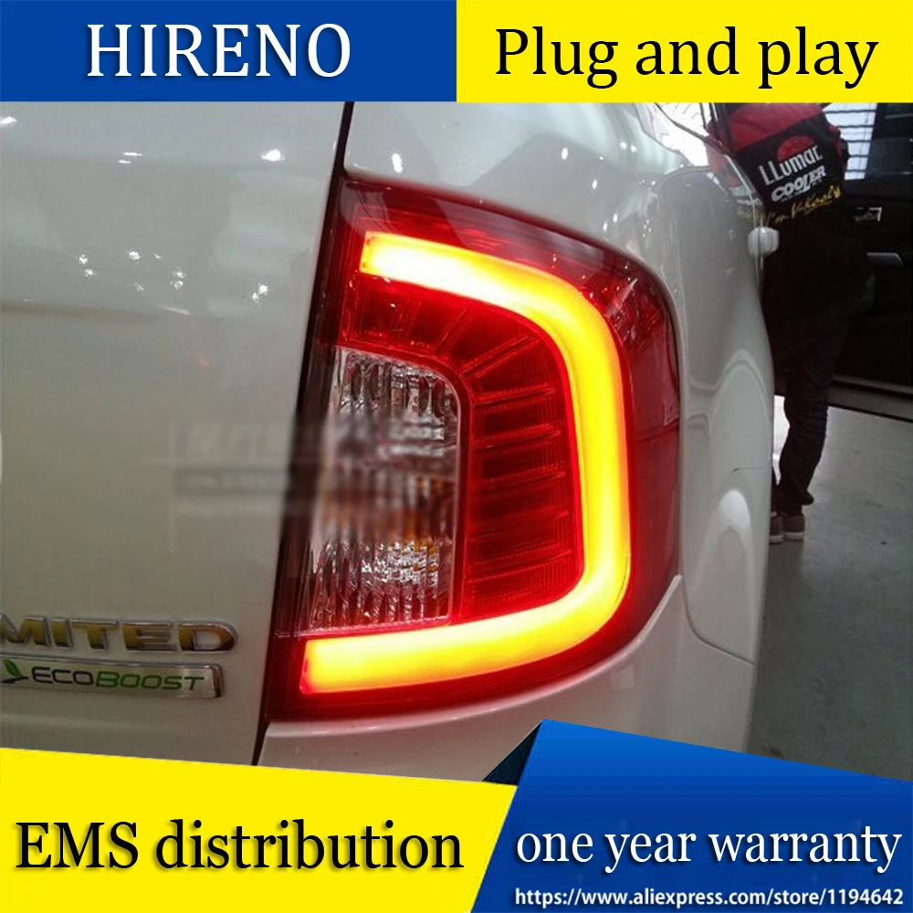 Best Offers 2PCS Car Styling for Ford Edge Taillights 2012-2014 for Edge LED Tail Lamp+Turn Signal+Brake+Reverse LED light