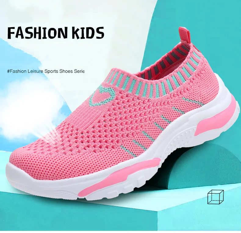 2021 New Mesh Kids Sneakers Lightweight Children Shoes Casual Breathable Non-slip Walking Girls Sneakers Zapatillas Size 29-39 boy sandals fashion