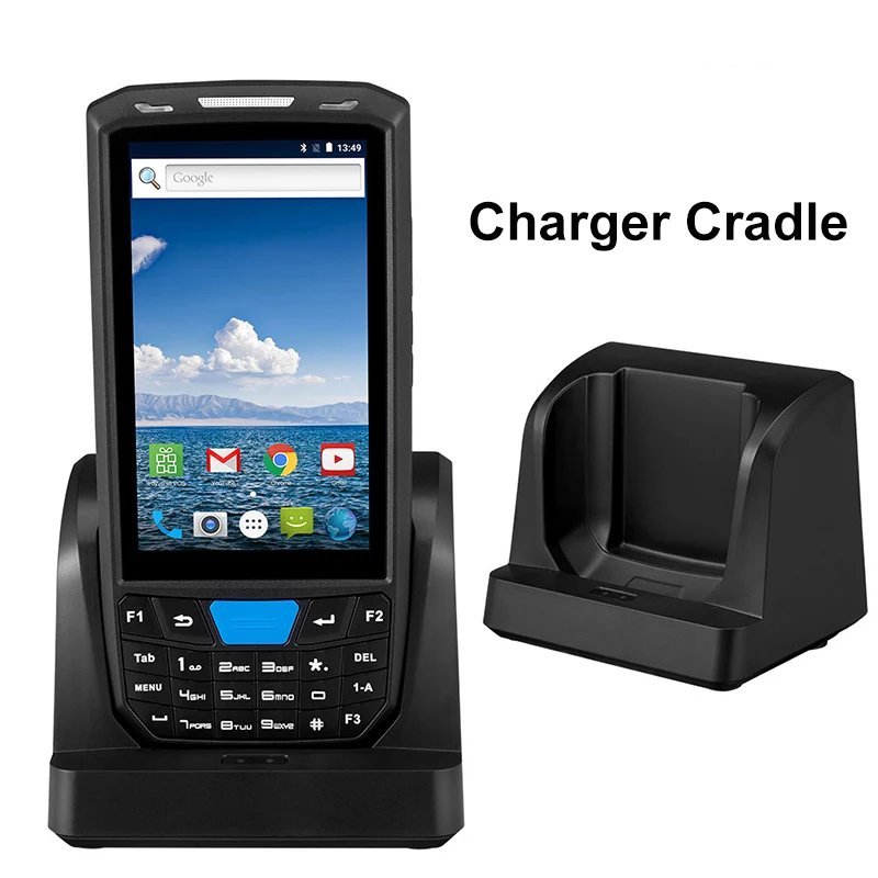 

IssyzonePOS Charge Cradle for PDA Barcode Scanner IPDA035 Handheld PDA Android 8.1 2G 16G With 4200mAh removable Battery