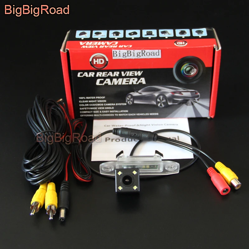 BigBigRoad для Volvo S40 S60 S80 XC90 XC60 V60 S80L S60L S40L автомобильные интеллектуальные динамические треки заднего вида парковочная Водонепроницаемая камера