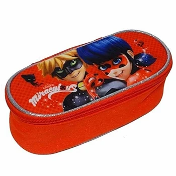 

Astuccio ovale organizzato Miraculous in nylon glitterato