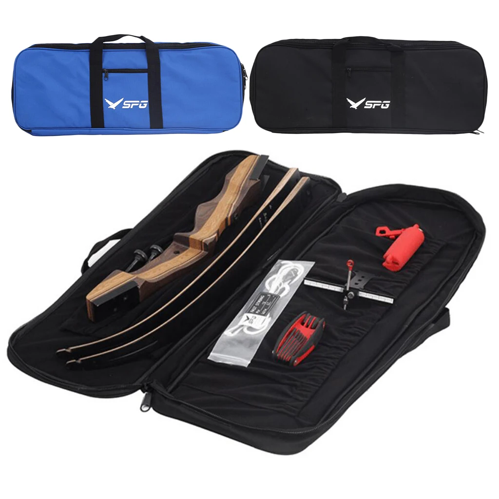 Archery Bow Bag Traditional Recurve Bow Case 66 x 24 x 5cm Fully Padded Easy Carrying Bag Hand Bag for Hunting Longbow Horse Bow