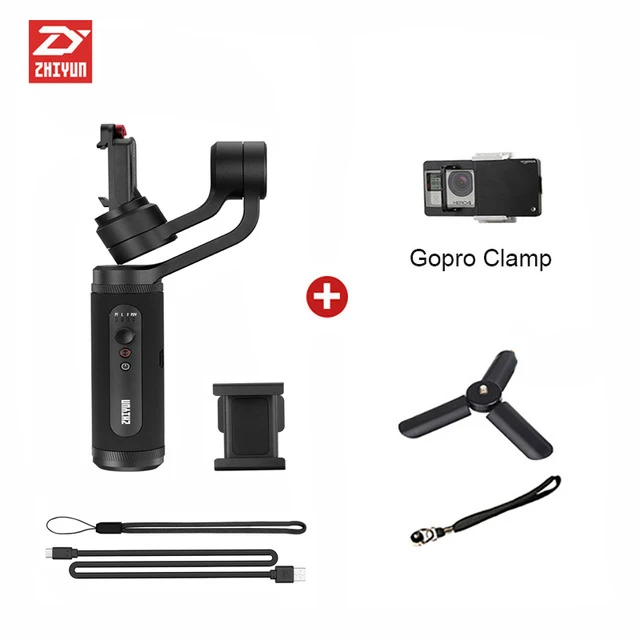 Zhiyun Smooth Q2 смартфон Gimbal 3-осевой Ручной Стабилизатор для Iphone 11 Pro Android vs OSMO Moblie 3 Snoppa Atom MINI S - Цвет: Белый