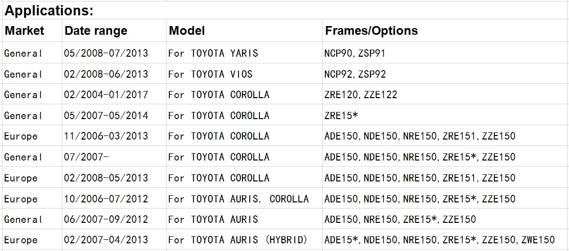 89465-12880 8946512880 89465 12880 передний кислородный датчик для Toyota Yaris Vios Corolla Auris(Гибридный