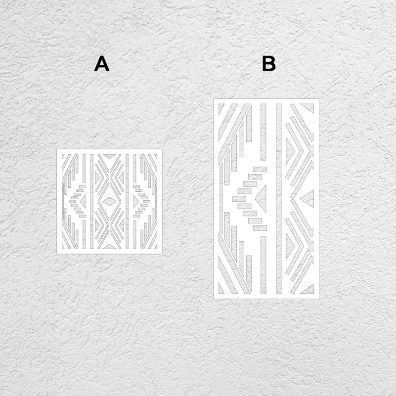 54 PZ STENCIL per pittura riutilizzabili stencil arte da parete pittura