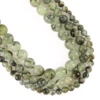 Natural Stone B Prehnite Jade Round Loose Beads for Needlework Jewelry Making 6 8 10mm Diy Bracelet Necklace Accessories 15 inch 4
