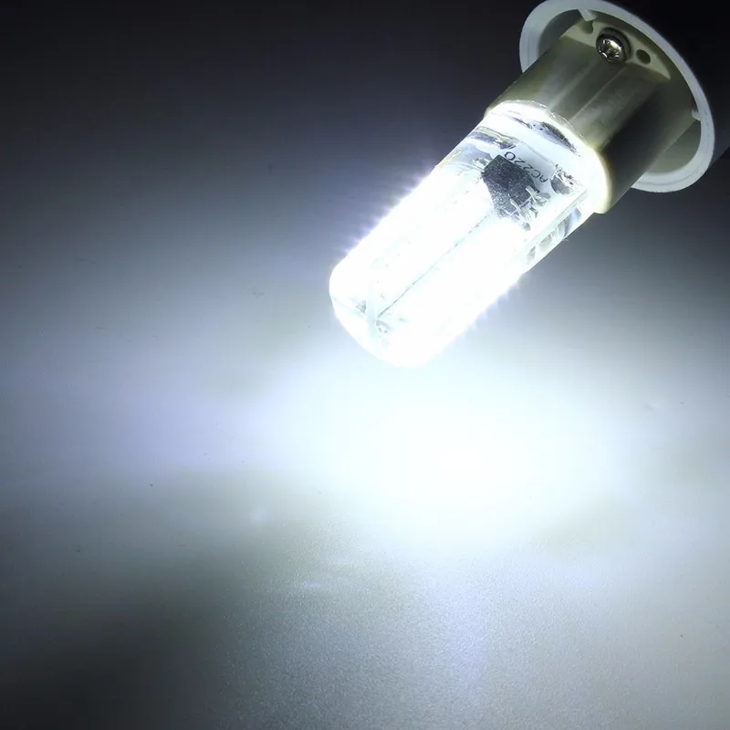 Затемнения светодиодный лампы BA15D G4 E11 3W 72 SMD 4014 светодиодный Теплый Белый Силиконовая Кукуруза лампы светильник AC220V - Испускаемый цвет: Белый