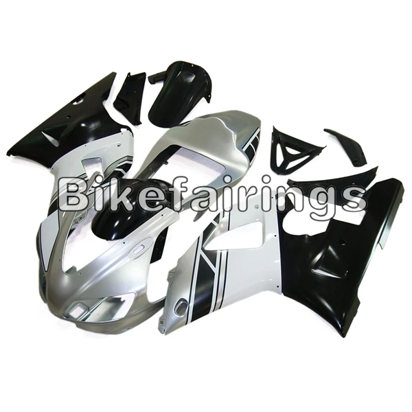 Серебристый, белый, черный корпус для Yamaha YZF1000 R1 1998 1999 98 99 ABS Cowling Hulls Body Work обтекатель комплект пластиковые чехлы панели - Цвет: As Picture Shown
