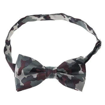 

Men Bow Tie Camouflage Printing Butterfly Gentle Formal Casual Bowtie Adjustable 85WB