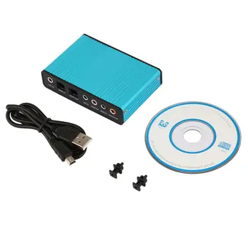 

Professional External USB Sound Card Channel 5.1 7.1 Optical Audio Card Adapter for PC Computer Laptop Promotion