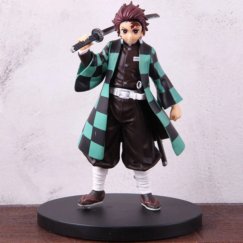 Demon Slayer: Kamado Tanjirou фигурки Kimetsu No Yaiba Kamado Tanjirou ПВХ фигурка Коллекционная модель игрушки