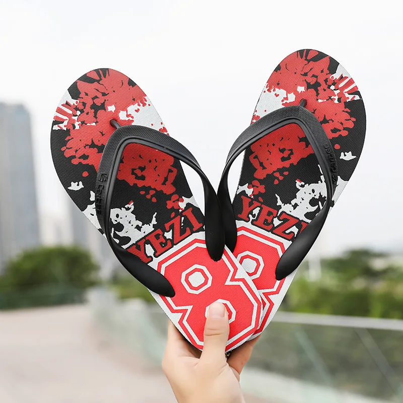 

2019 Spring Summer New Style MEN'S Flip-flops Fashion Casual Anti-slip Beach MEN'S Slippers Sandals